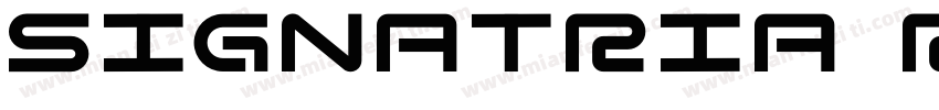 Signatria Regular字体转换